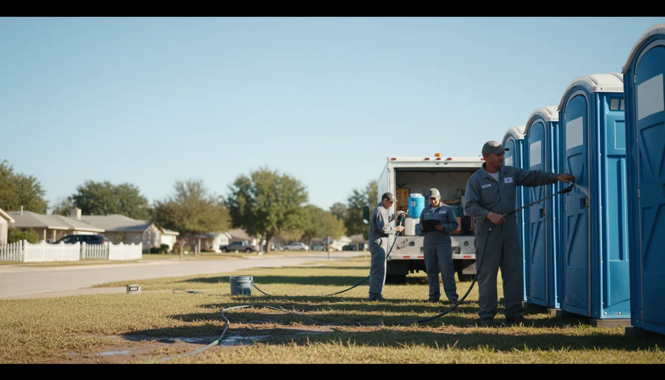 Long-Term Portable Toilet Rental in Deer Park, AL near me